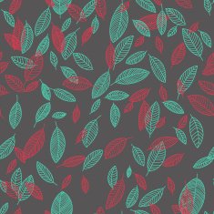 Vector flying leaves background N10