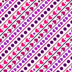 Hearts and dots pattern N2