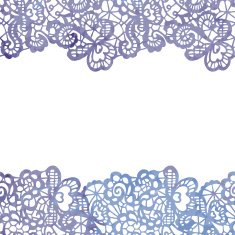 Lacy elegant border Invitation card N2