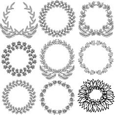 Floral wreaths N6