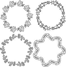 Floral wreaths N7