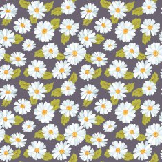 Vintage Floral Daisy Background - seamless pattern for design print