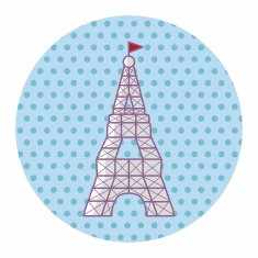 Eiffel Tower theme elements vector eps N9