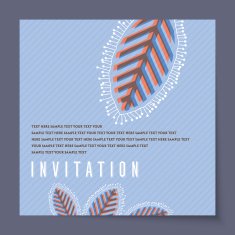 Beautiful vintage invitation cards layouts N60