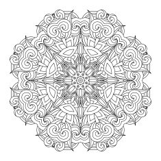Beautiful Deco Mandala (Vector) N7