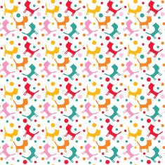 Seamless pattern of cats N7