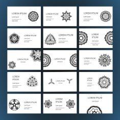Mandalas business card N4