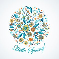 Card Hello Spring