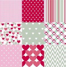 Seamless patterns Valentine's Day N10