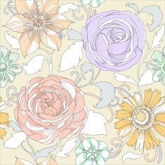 Seamless Floral Pattern N1448