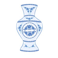 Vase faience vintage N2