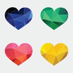 heart icon Abstract Triangle N2
