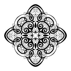 Beautiful Deco Square (Vector) N9