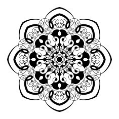 Beautiful Deco Mandala (Vector) N10