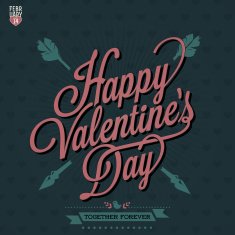 Happy Valentines Day card N115