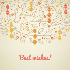 Floral Greeting Card N95
