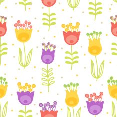 Seamless pattern with flowers N88