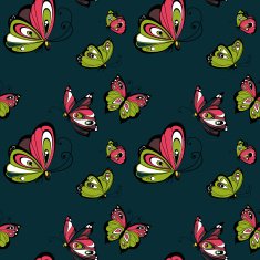 Butterfly seamless pattern N29