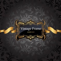 Vintage Gold Frame N9