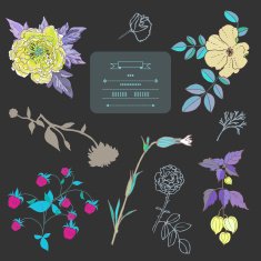 Gentle decor with flowers N4