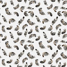 colorful feathers seamless pattern N8