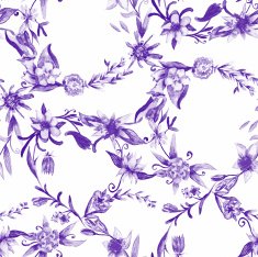 Soft purple ornamental pattern