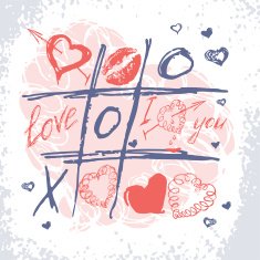 Valentines Day card N114