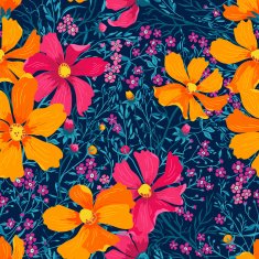 Vector seamless floral pattern N301