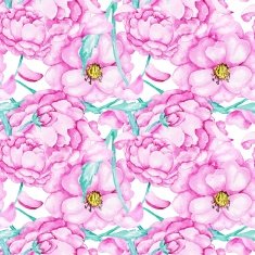 Pink wild rose pattern N2