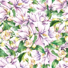 Seamless background with Blooming Jasmine N6