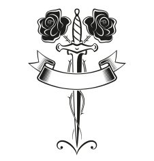 Black Roses Tattoo