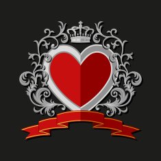 Coat of arms in modern flat style N3