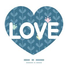 Vector blloming vines stripes love text frame pattern invitation greeting