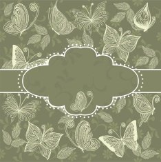floral pattern with frame N2