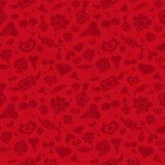 Sweet Red Valentine Pattern