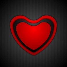 Abstract Valentine background with heart N3