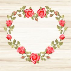 Wreath from rose
