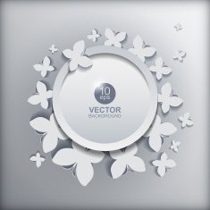 Abstract butterfly background or card