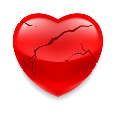Cracked heart
