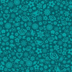Seamless pattern of flowers N33
