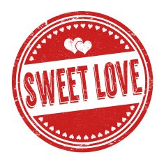 Sweet love stamp