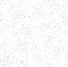 Seamless pattern of flowers N34
