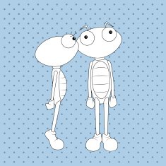 kissing cartoon martians N3