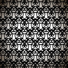 Elegant Black Forged Pattern