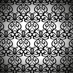 Elaborate Black Forged Pattern