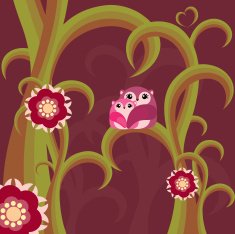 love owls dating in the forest at night