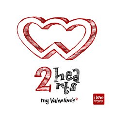two hearts sketch