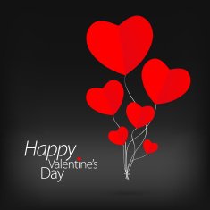 Valentines day love card with heart sign N9