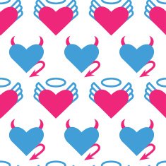 Seamless pattern for Valentine's day N3