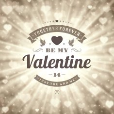 Happy Valentine's day Vector Background N10